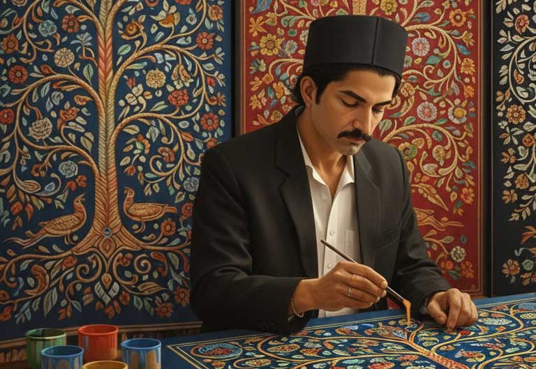 Rogan Painting Exploring the Hidden Historical Continuity of an Ancient Oil Based Art Tradition